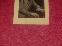 Laure Albin Guillot 1943 / Portrait Of Francois Valery + Signed Autographed Card