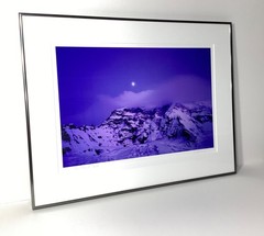 Fine Art Photograph Mount Rainier at Dusk Signed & Framed Limited Edition