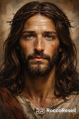 Jesus Christ Digital Art Poster Download.