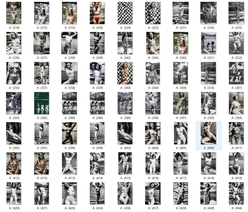 LOT 100x 4×6 Nude Picture Photograh Pinup-Girl Woman Model Female RisquéLot66 5