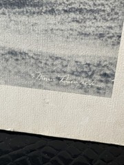 Morris Rosenfeld Sailing Silver Art Print Mounted Line Squall