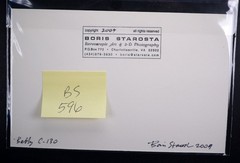 Boris Starosta 3D Stereoview – Betty C 130 – nude model signed 2009