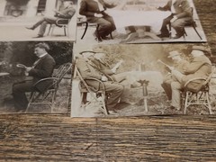 5 Antique Photo Montages 1900s Double Exposure Cabinet of Curiosities