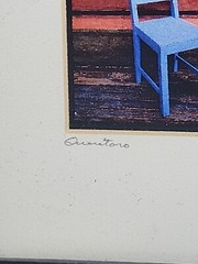 Jim Nilsen Photography #66 Print Queridore Blue Chair..?? Cool Picture In 8×10