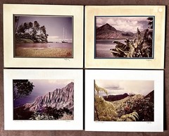 Rare Vintage Michael VanDorn Hawaii Photography Wall Art Prints 8×12, Set of 4