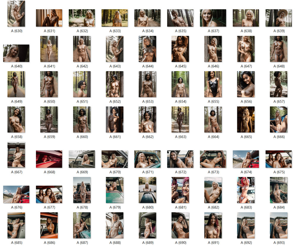 LOT 100x 4×6 Nude Picture Photograph Pinup-Girl Woman Model Femal Risqué L66 11