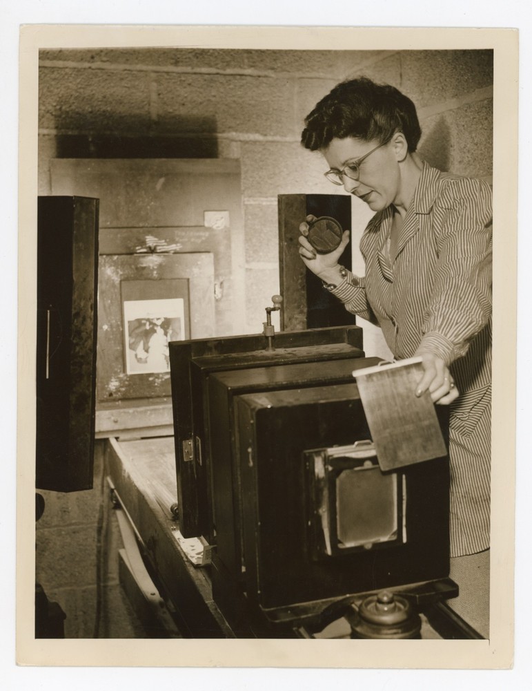 Bess Maslow Acme Large Format Copy Camera Press Photo US History 1943