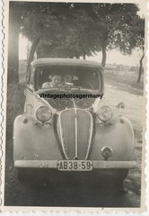 Z7059 Photo 1950s Car Passenger Car Sedan License Plate AB 38-59