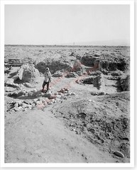 Tell Ghassul-Sodom Jordan Holy Lands Circa 1920’s Silver Halide Photo #2