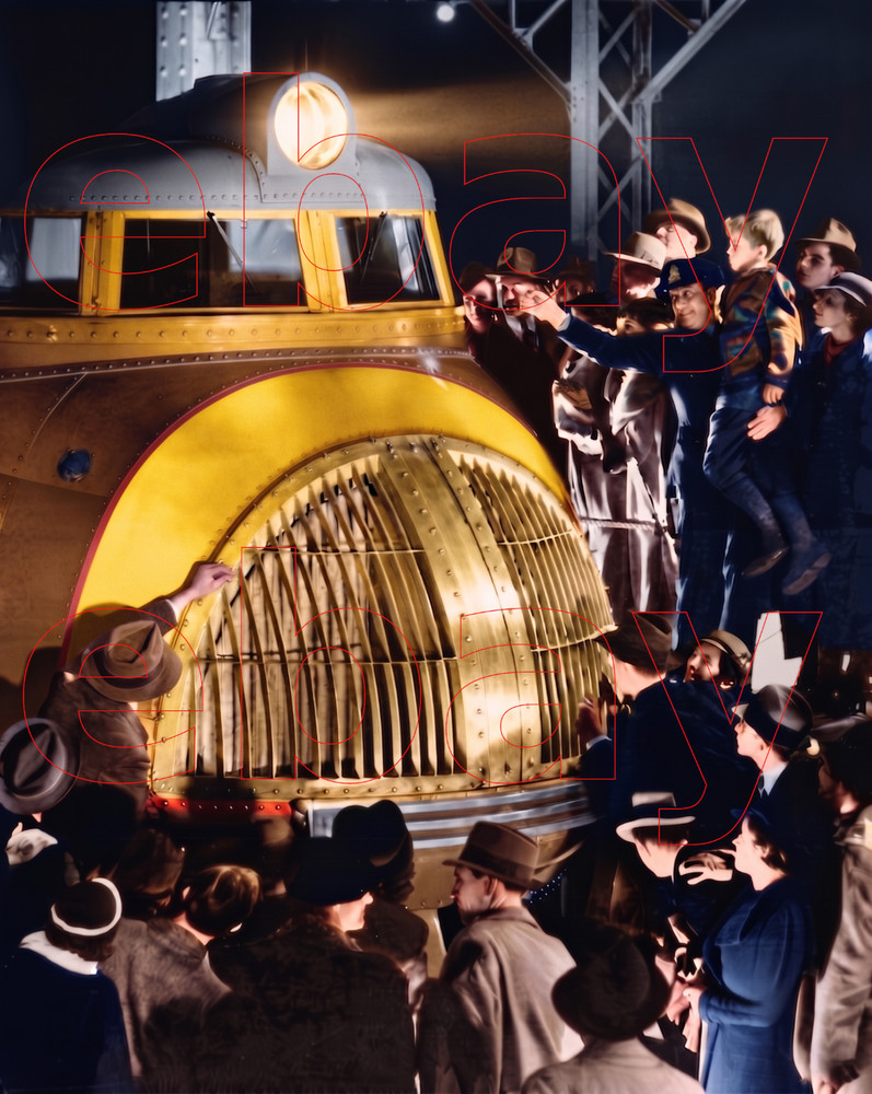 Photo Art Print of the Union Pacific’s M-10001 circa 1934-1935
