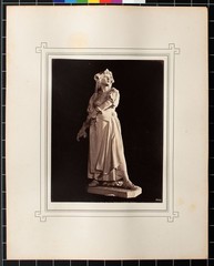 György Klösz album print Vienna World Exhibition 1873 sculpture woman Malfatti