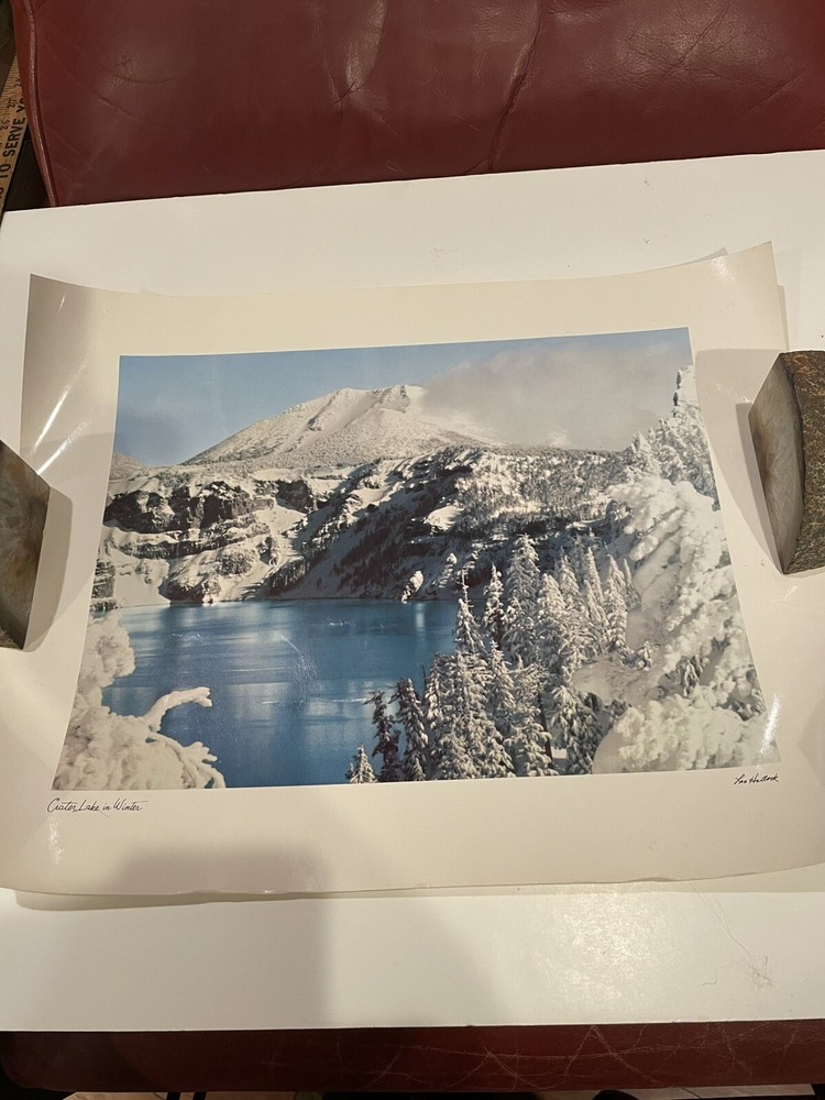VTG CRATER LAKE LODGE National Park Oregon Photo Print Lou Hallock Oregon