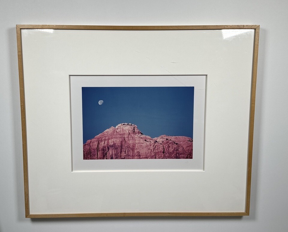 1998 Jim Laser THE LASER WORKS Photography Art Canyon #600 Framed and Signed