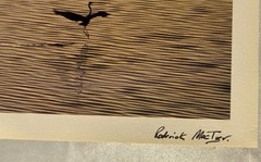 Vintage Roderick MacIver Bird Photography Art Notecard Nature Water Scene