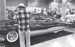 Black & White Photograph. Hot Rod, Car Show, Oakland, California, 1978.