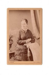 CDV Photo Lady Portrait / Fine Lady – Aalen & Ellwangen 1880s