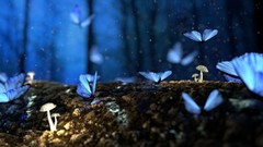 Digital Image Picture Photo Pic Wallpaper Background Fantasy Butterflies AI ART