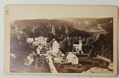 31978 CDV Photo Location In The Saxon Switzerland Around 1870-1880