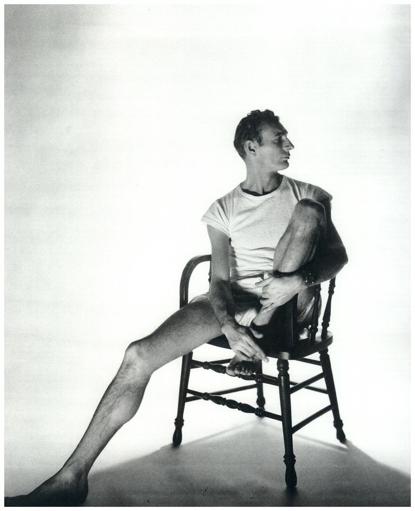 1994 George Platt Lynes 1948 Bernard Perlin Artist Portrait Art Photo Gravure