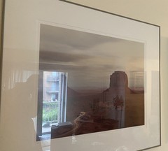 Signed Rick Preston Last Car Monument Valley Navajo Tribal Park Framed Photo Mat