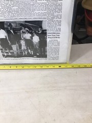 VTG REPRODUCTION OF THE NEW YORK TIMES FRONT PAGES March 7 1960 Framed 18”x 24”