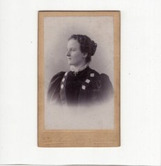 CDV Foto Damenportrait – Sudenburg um 1900