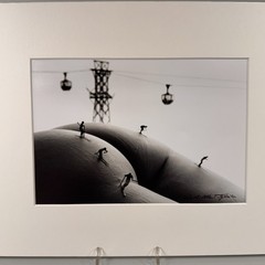 Allan I. Teger Bodyscapes Matted Ski Butt Erotic Art Original signed 84/250 ’02