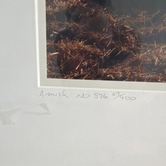 Vintage Bill Coleman Signed Numbered Matted No 576 27/400 Amos’ Barn Photograph