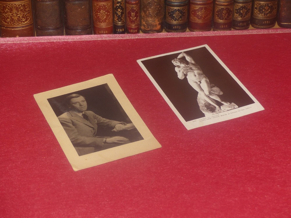 Laure Albin Guillot 1943 / Portrait Of Francois Valery + Signed Autographed Card