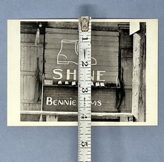 Walker Evans Art Photo Print Card Shoeshine Stand Detail 1936 4.25”x6” Fotofolio