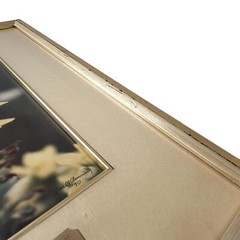 Floral Photograph Wall Art Framed Original Signed Engraved Plaque