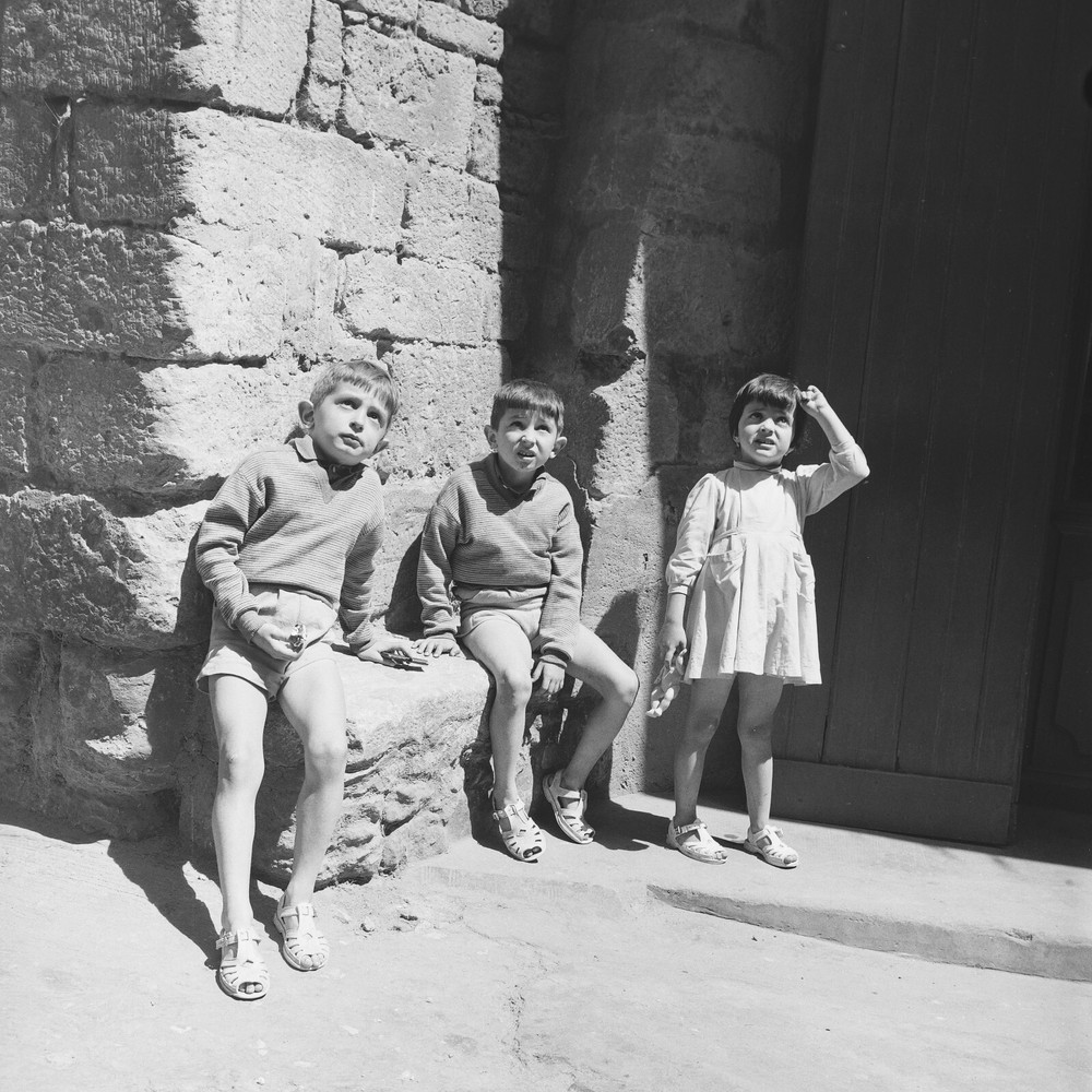 Baryte Print Photo Spain Child 1960 Format 40x40cm
