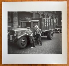 WALKER EVANS Palumbo Ice (1934) Original Silver Gelatin Estate Stamped Ed of 75