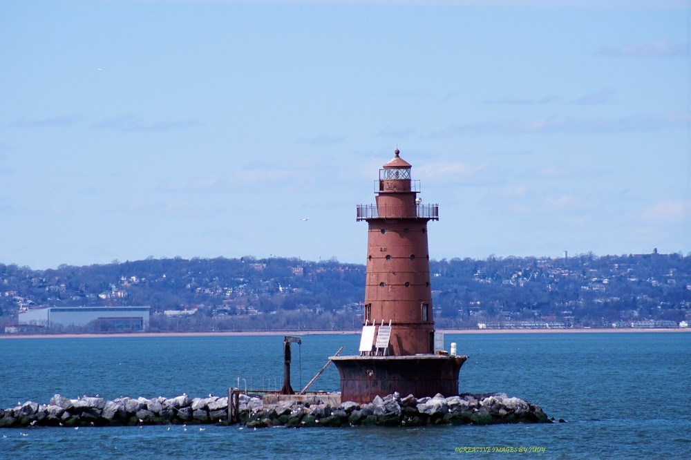 “Antique in the Bay” West Bank Light house Wall Art