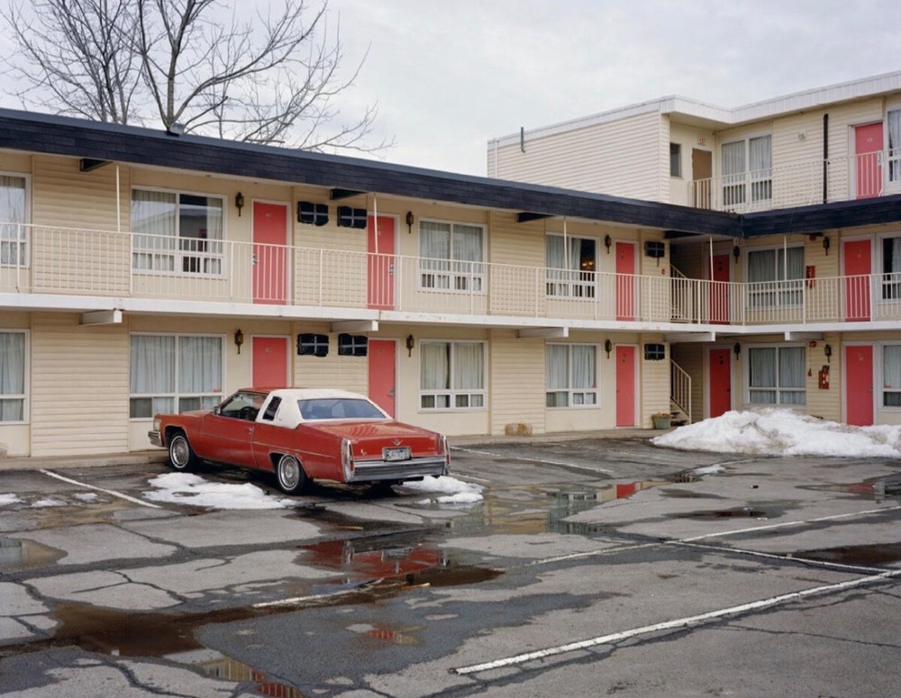 Magnum Square Print by Alec Soth: Fairway Motor Inn, from “Niagara” (Signed)