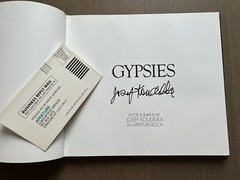 🎈SIGNED Josef Koudelka – Gypsies, 1975 Photography HC, DJ, Great Copy, Sup RARE