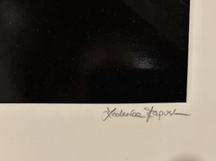 Original SIGNED PHOTOGRAPH Abstract Metal Sculpture GELATIN SILVER PRINT