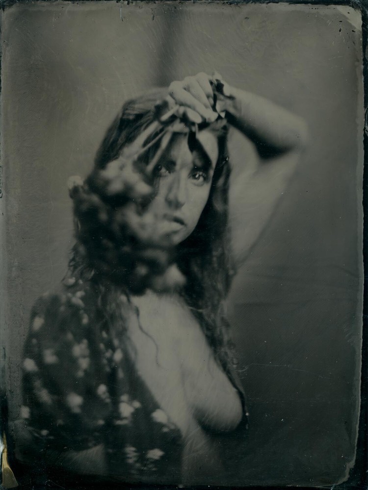 Original ART Nude COLLODION WETPLATE 18x24cm (8×10″) 004