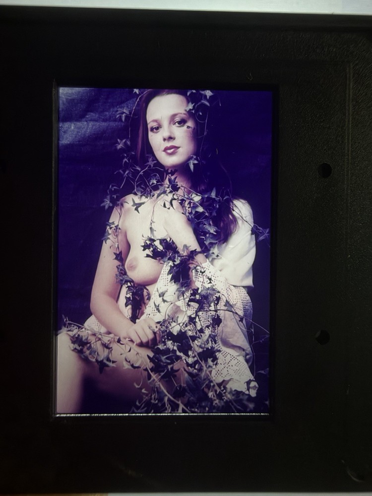 Vintage 35mm Colour Slide Portrait Woman Original Slide Photograph