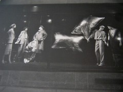 WARHOL MERCE CUNNINGHAM SILVER PILLOWS HUGE VINTG GELATIN SILVER PHOTO BERGDORF