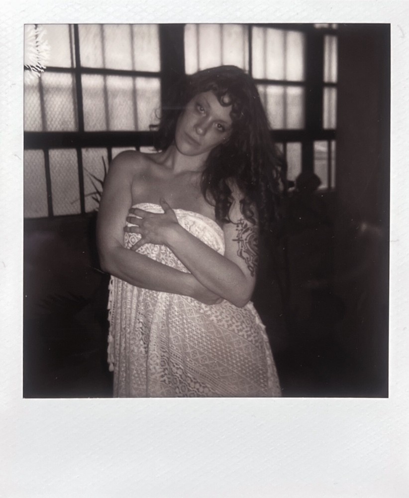 OOAK Art model Mars Polaroid Instant Film Print SIGNED by model and artist