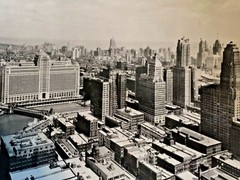 Chicago Photo “Skyline” 8 X 10 Circa 1950 Silver Gelatin Hedrich Blessing Attr