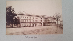 Rare Photo Board City Brussels Late 19th – Early 20th Century Belgium Monuments