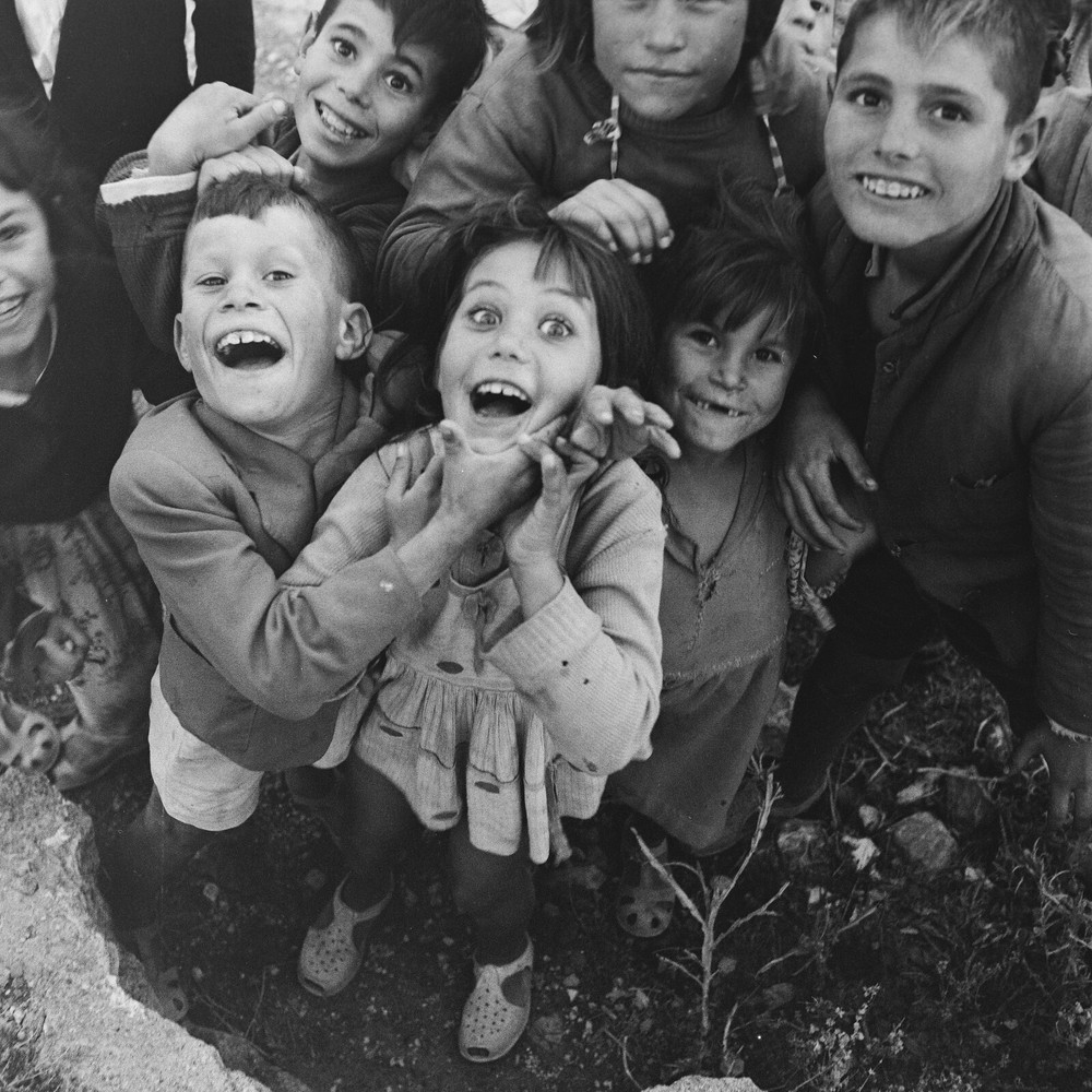 Baryte Print Photo Spain Child 1960 Format 40x40cm