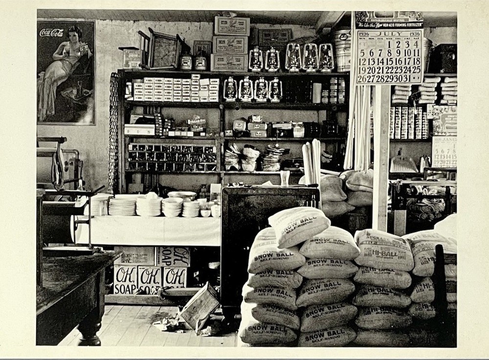 Walker Evans Art Photo Print Card General Store Alabama 1936 4”x6” Fotofolio
