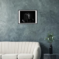 Think, B&W art photograph