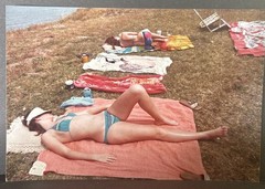 1980s Photo Cute Bikini Girl Next Door Artist Risqué Erotica #3
