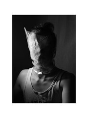 Author’s Photo – I’m Now Alone, Self-portrait, Passe-Partout 18x24cm
