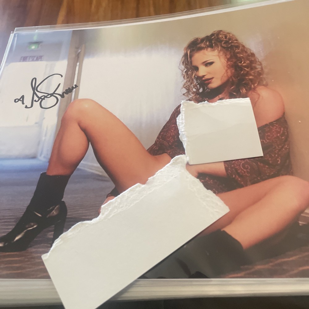 Aurora Snow Autographed 8×10 Photo Pornstar Adult Model COA