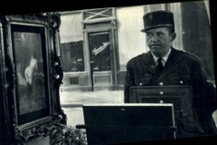 1955 ROBERT DOISNEAU Funny Store Window View Nude Police Art Photo Gravure
